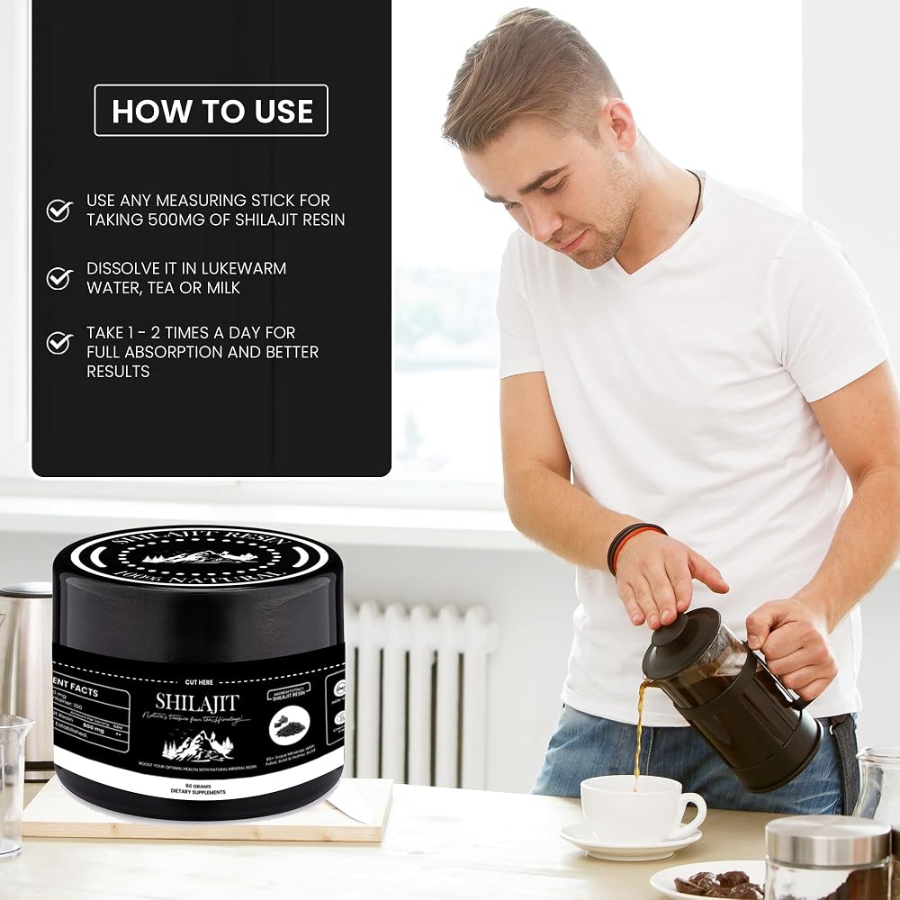 Pacific Pelican Shilajit Pure Himalaya Resin - 100% Pure Shilajit
