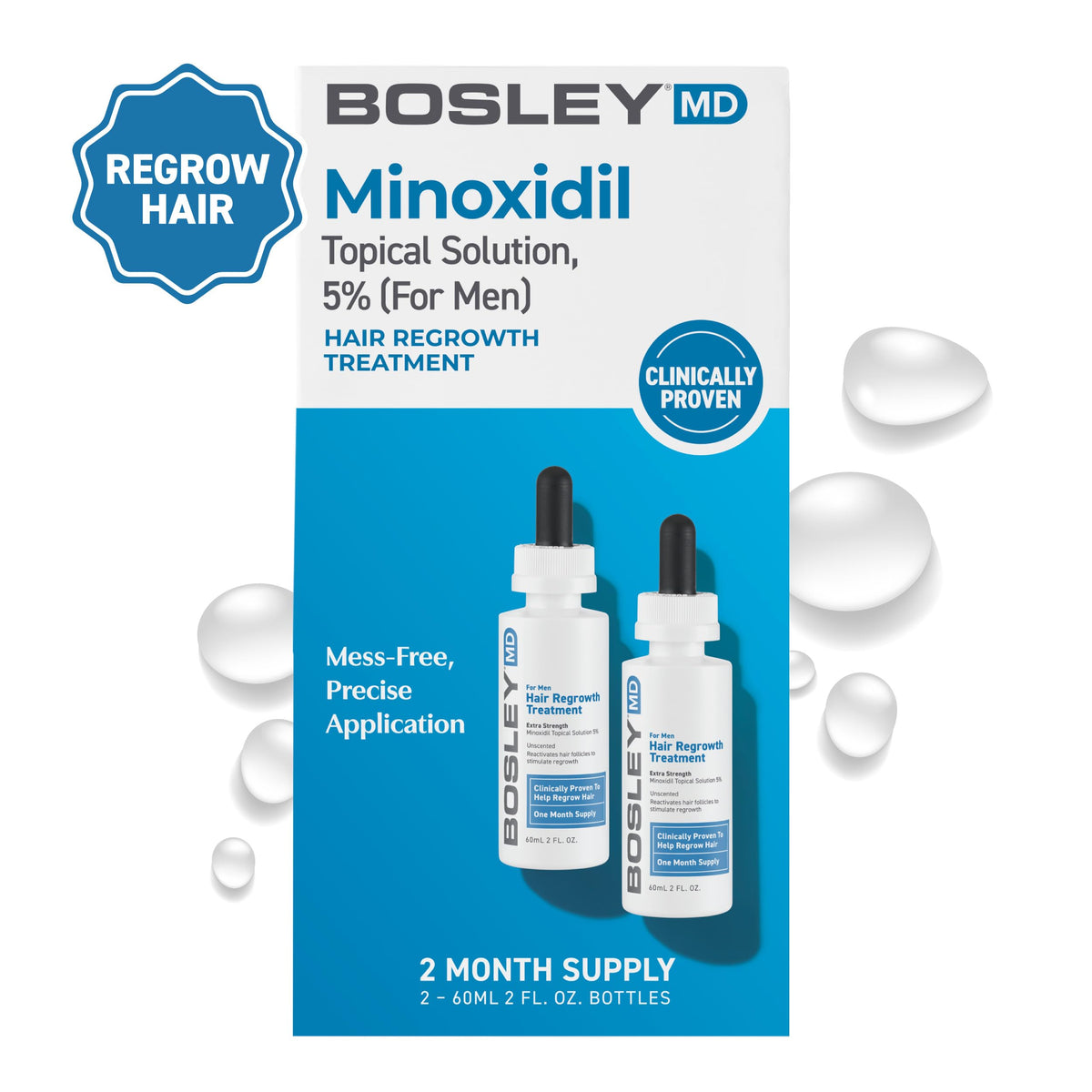 BosleyMD Minoxidil 5% Hair Regrowth Treatment for Men - image 3