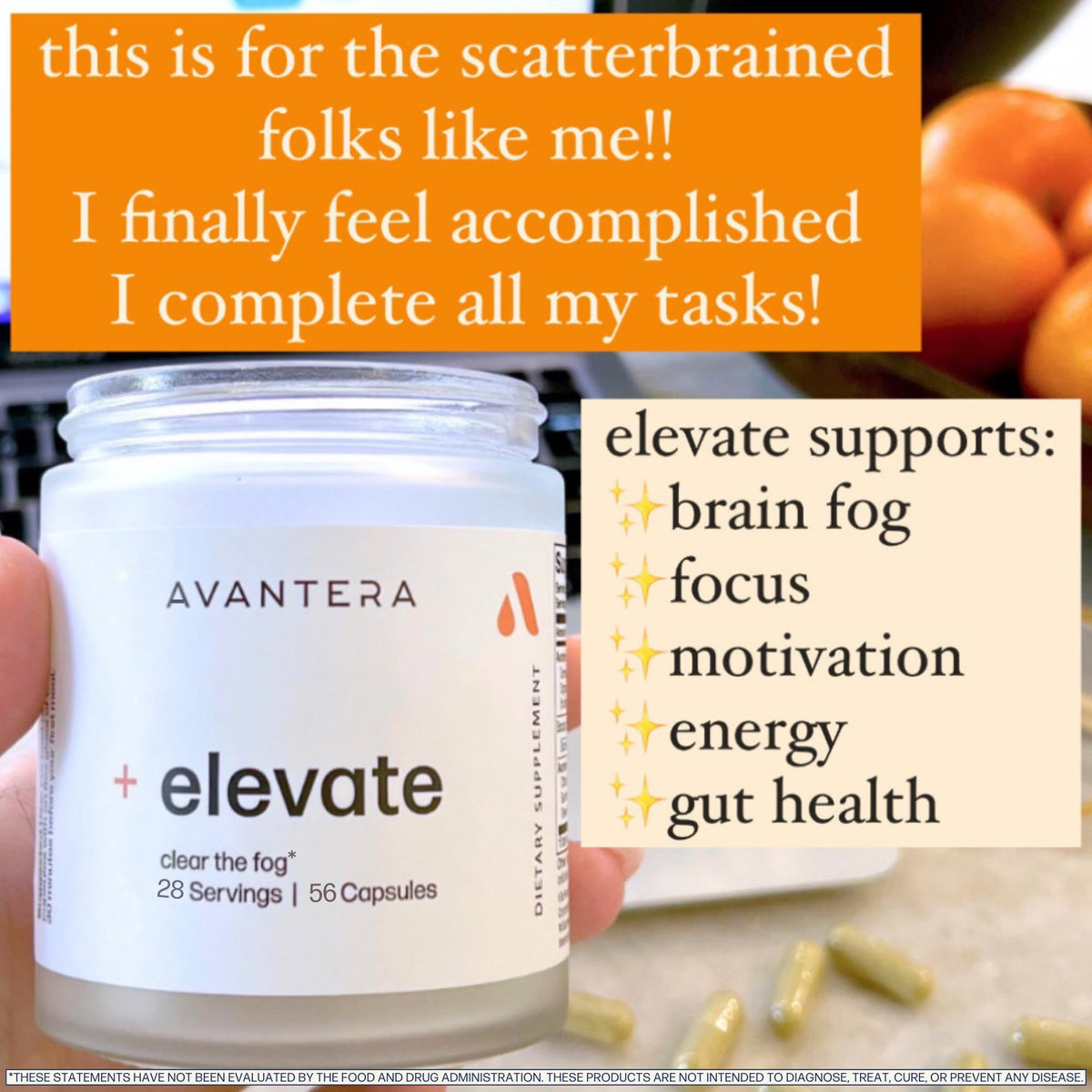 Avantera Elevate Premium Nootropic Supplement - 60 Capsules - image 8