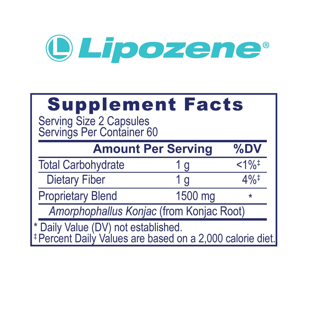 Lipozene Appetite Control Capsules - 2 Bottles - image 2