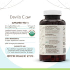 HerbEra Devil's Claw USDA Organic Capsules