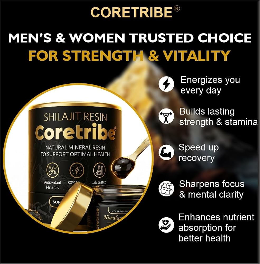 Coretribe Shilajit Resin 30g High-Purified with 80% Fulvic Acid - image 4