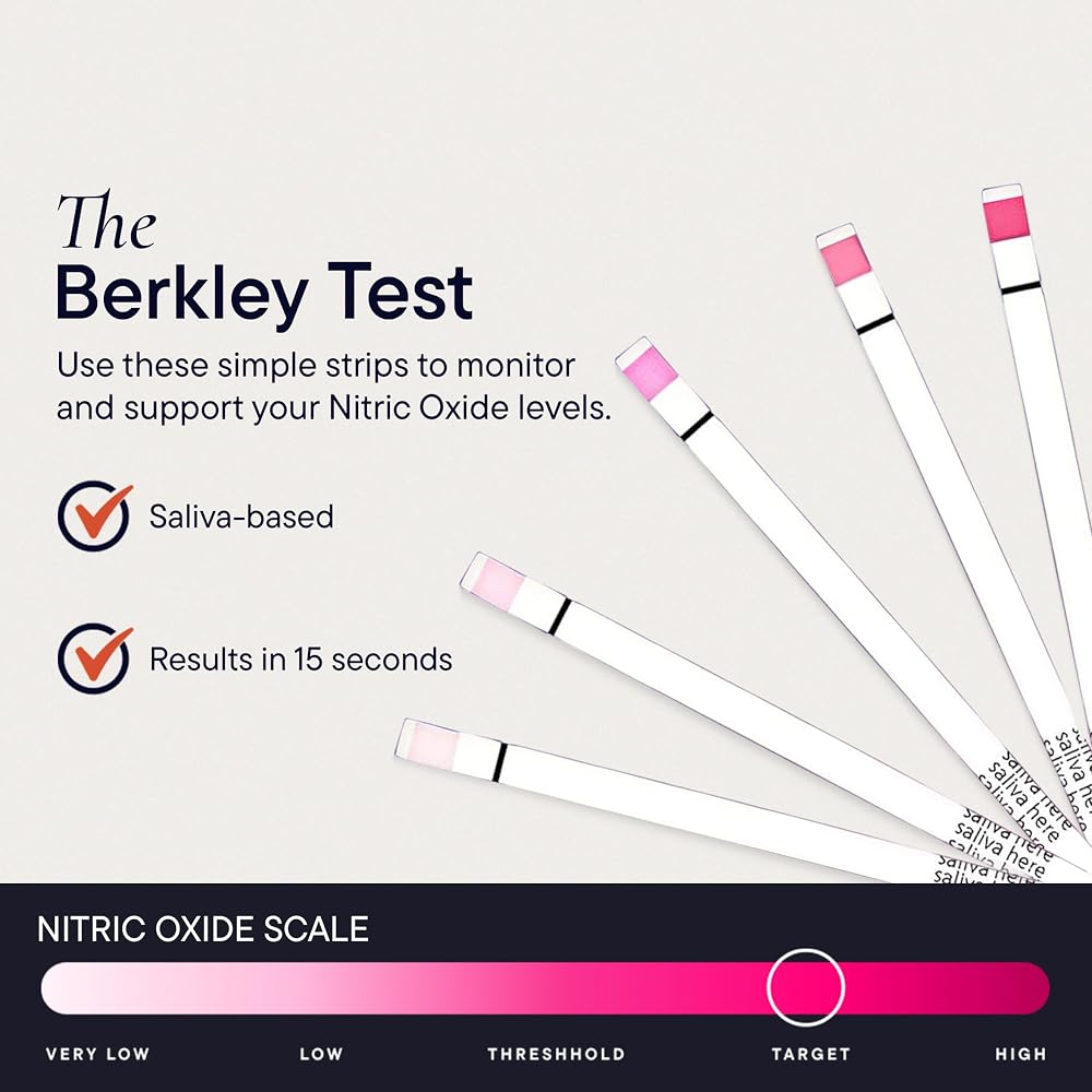 Berkeley Life Nitric Oxide Test Strip - At-Home Saliva Testing Strip