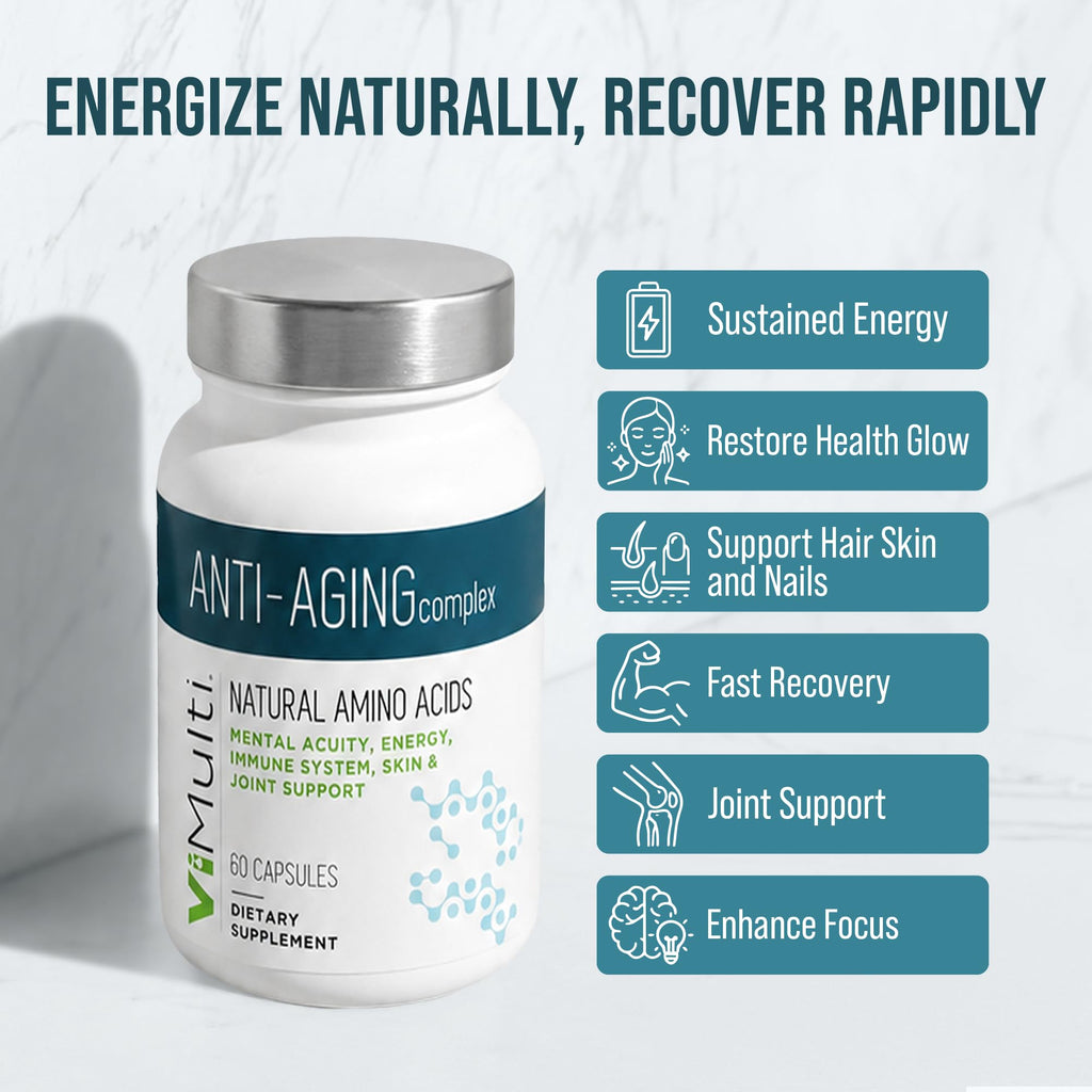 ViMulti Anti-Aging Complex Amino Acid Supplement - 120 Capsules - image 4