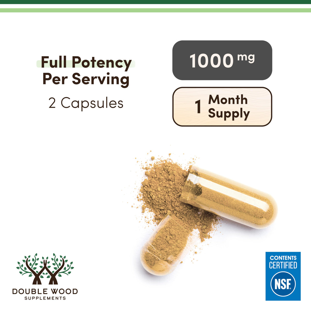 Double Wood Supplements Citrus Bergamot Extract 1000mg - 60 Capsules - image 7