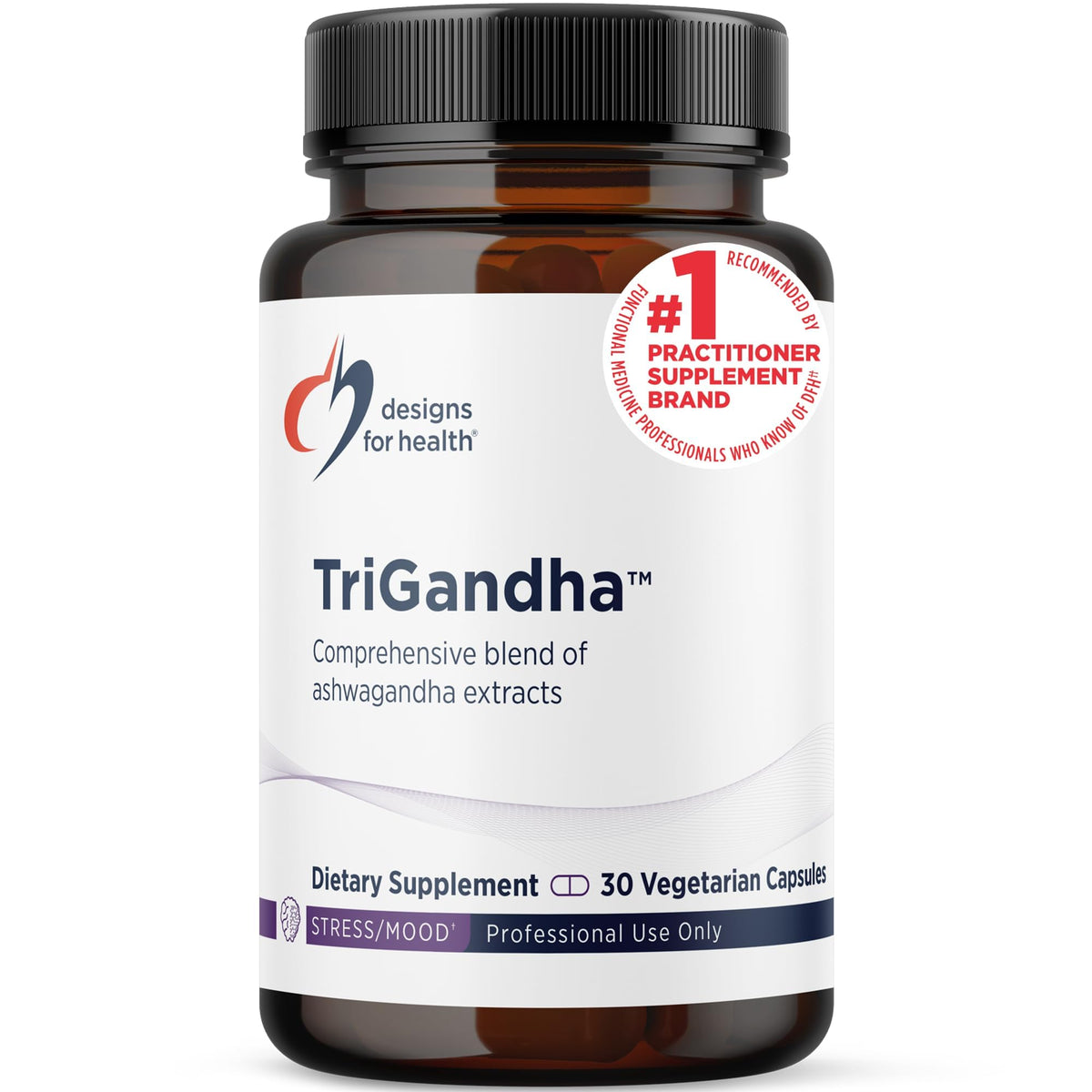 Designs for Health TriGandha Ashwagandha Extract - 30 Capsules