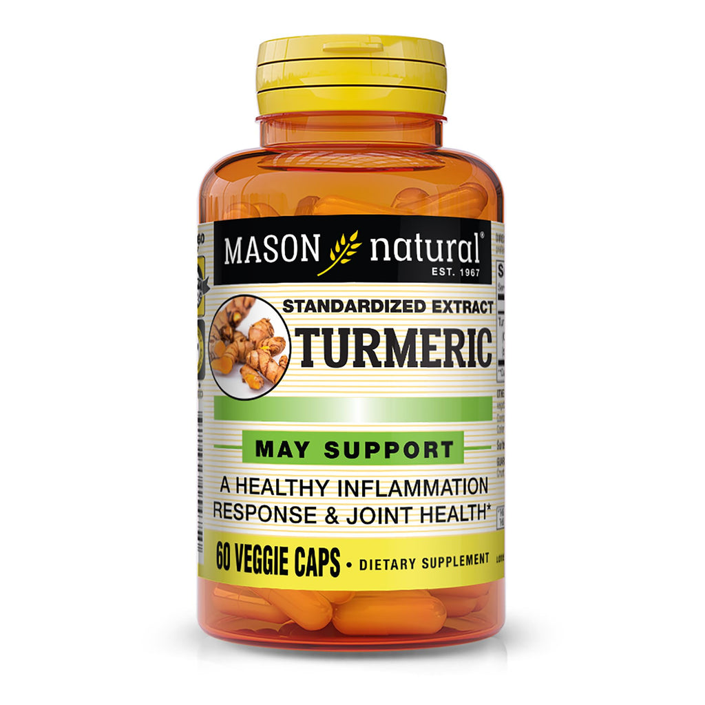 MASON NATURAL Turmeric 500 mg Joint Support - 60 Vegetarian Capsules