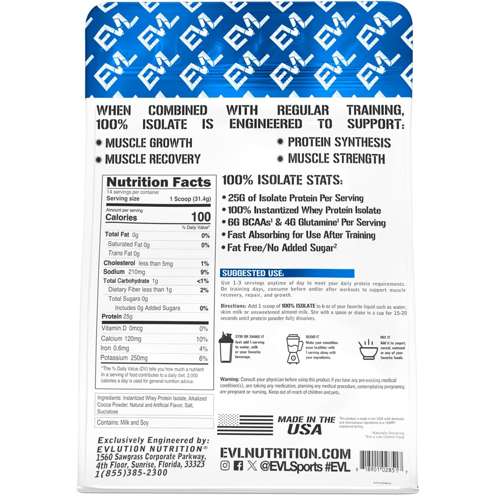 Evlution Nutrition 100% Isolate