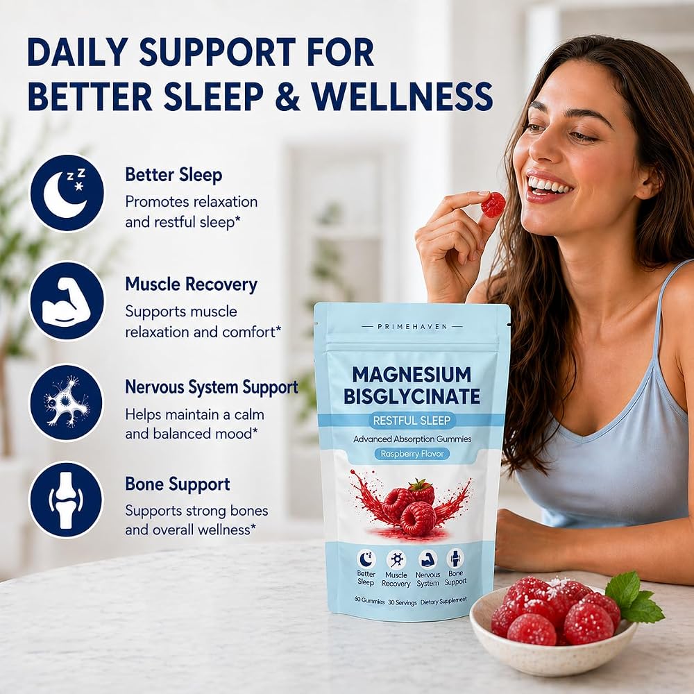 ZRRTXV Magnesium Bisglycinate Gummies - 60 Gummies - image 2