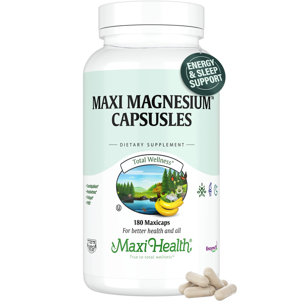 Maxi Health Magnesium Complex Oxide Glycinate Citrate - 180 Capsules