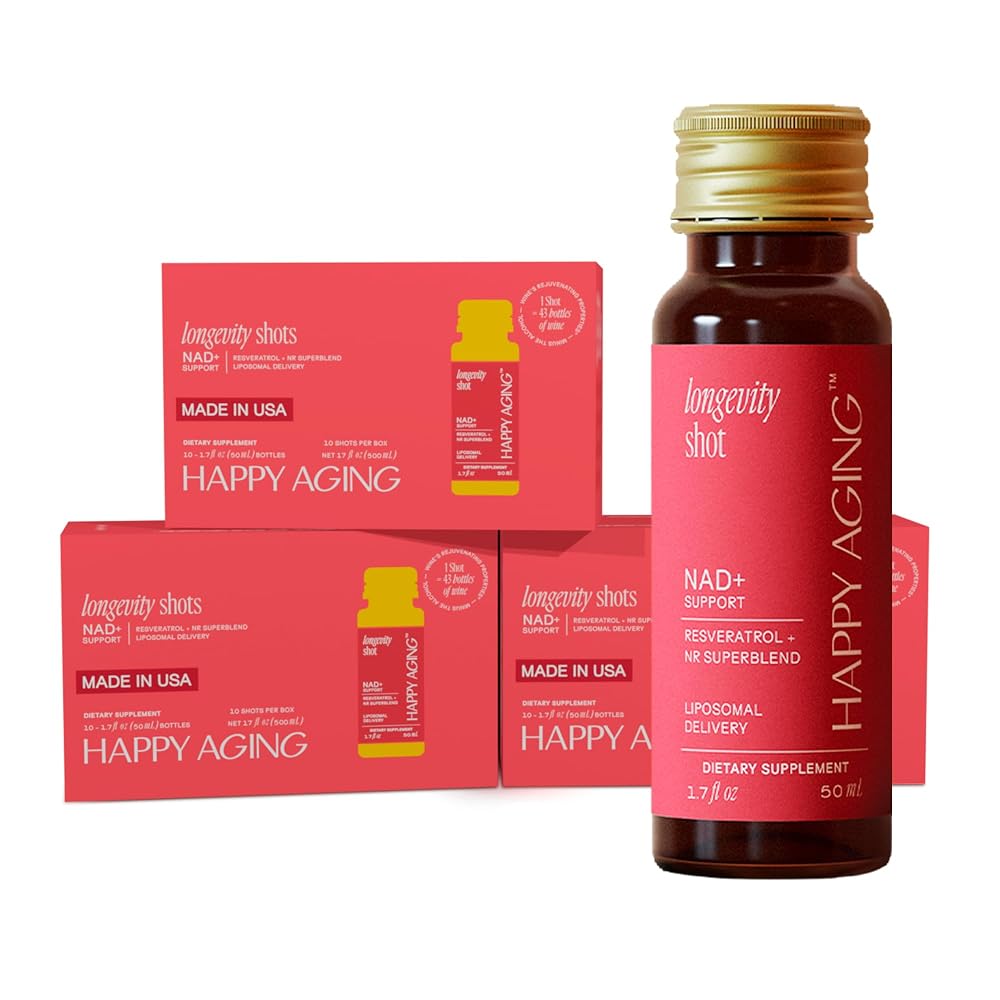 Happy Aging Longevity Shots for Women