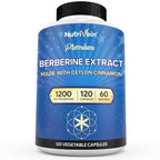 Nutrivein Berberine HCL 1200 mg - 120 Capsules