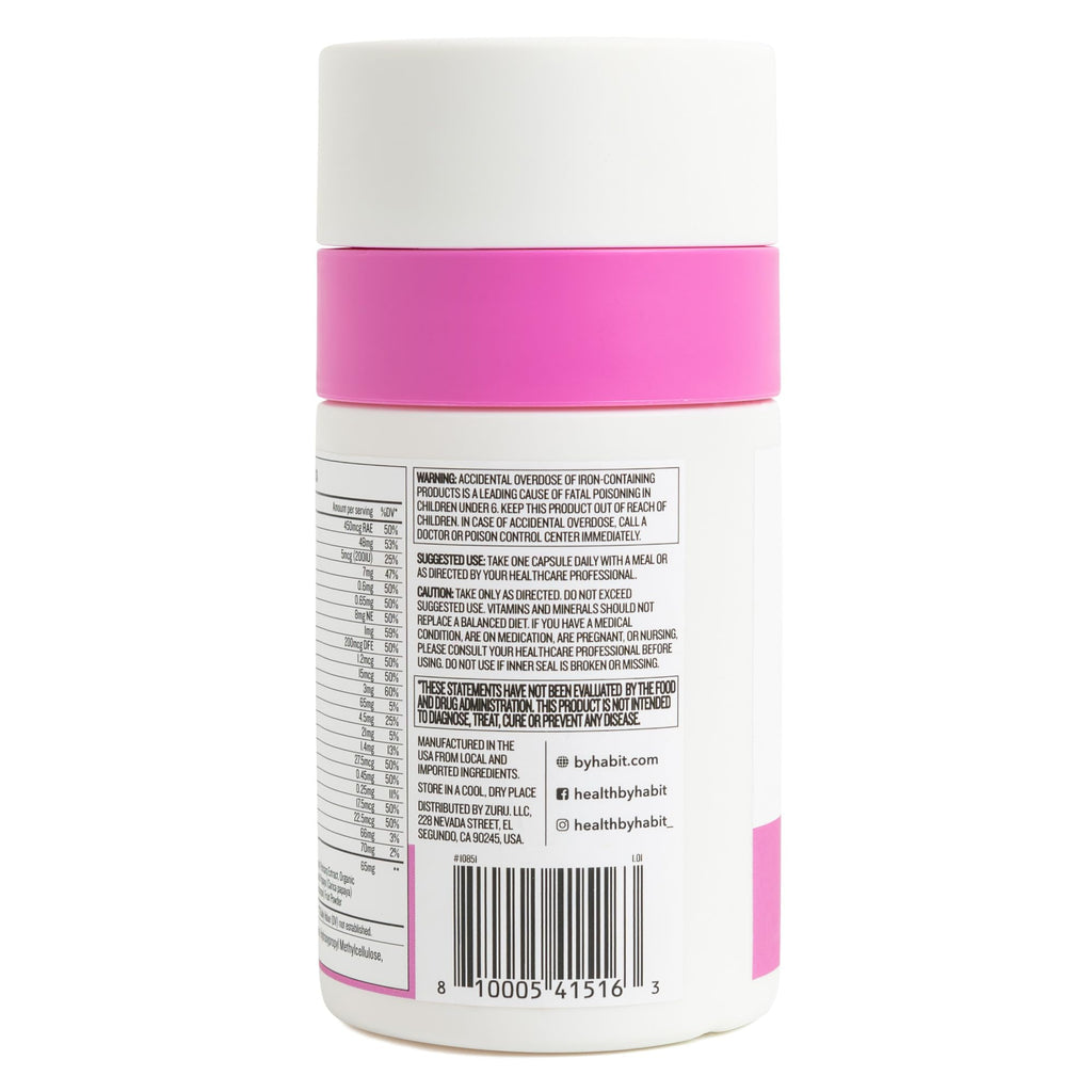 Health By Habit Women's Multi Supplement - 60 Capsules - image 3