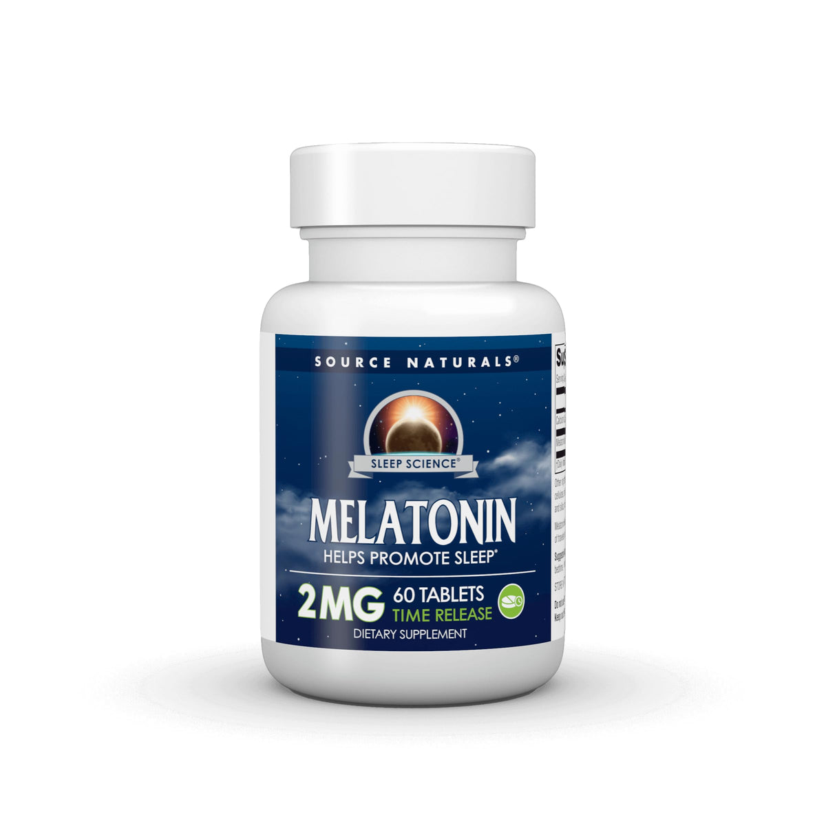 Source Naturals Sleep Science Melatonin 2 mg Time-Released - 60 Tablets