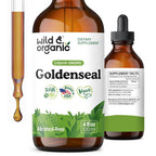 Wild & Organic Goldenseal Tincture - Organic Goldenseal Root Liquid