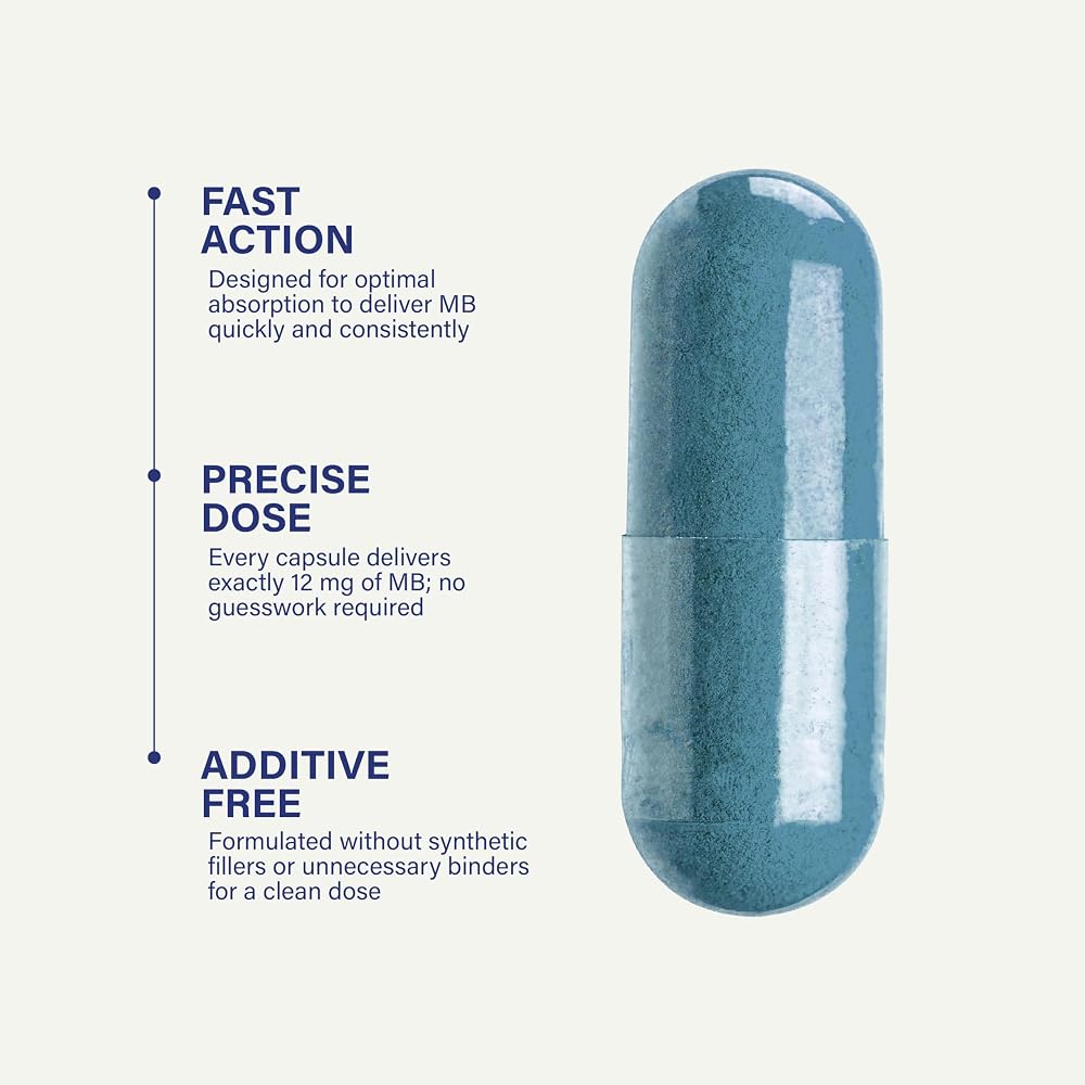 PureGood Methylene Blue 12 mg - 60 Capsules - image 3