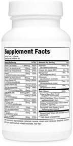 Type Zero Multivitamin Capsules for Men 1200mg - 120 Capsules - image 5