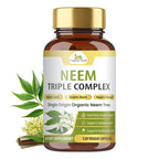 Organic Veda Neem Capsules Triple Complex for Skin & Immune Support