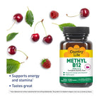 Country Life Methyl B12 3000 mcg Lozenges for Energy - 120 Lozenges - image 4