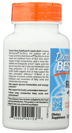 Doctor's Best Stabilized R-Lipoic Acid 100 MCG - 60 Vegetarian Capsules - image 4