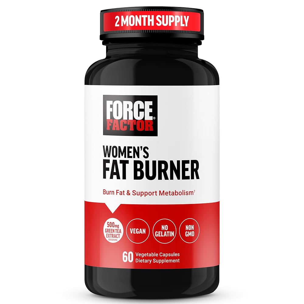 Force Factor Women's Fat Burner Metabolism Booster - 60 Capsules