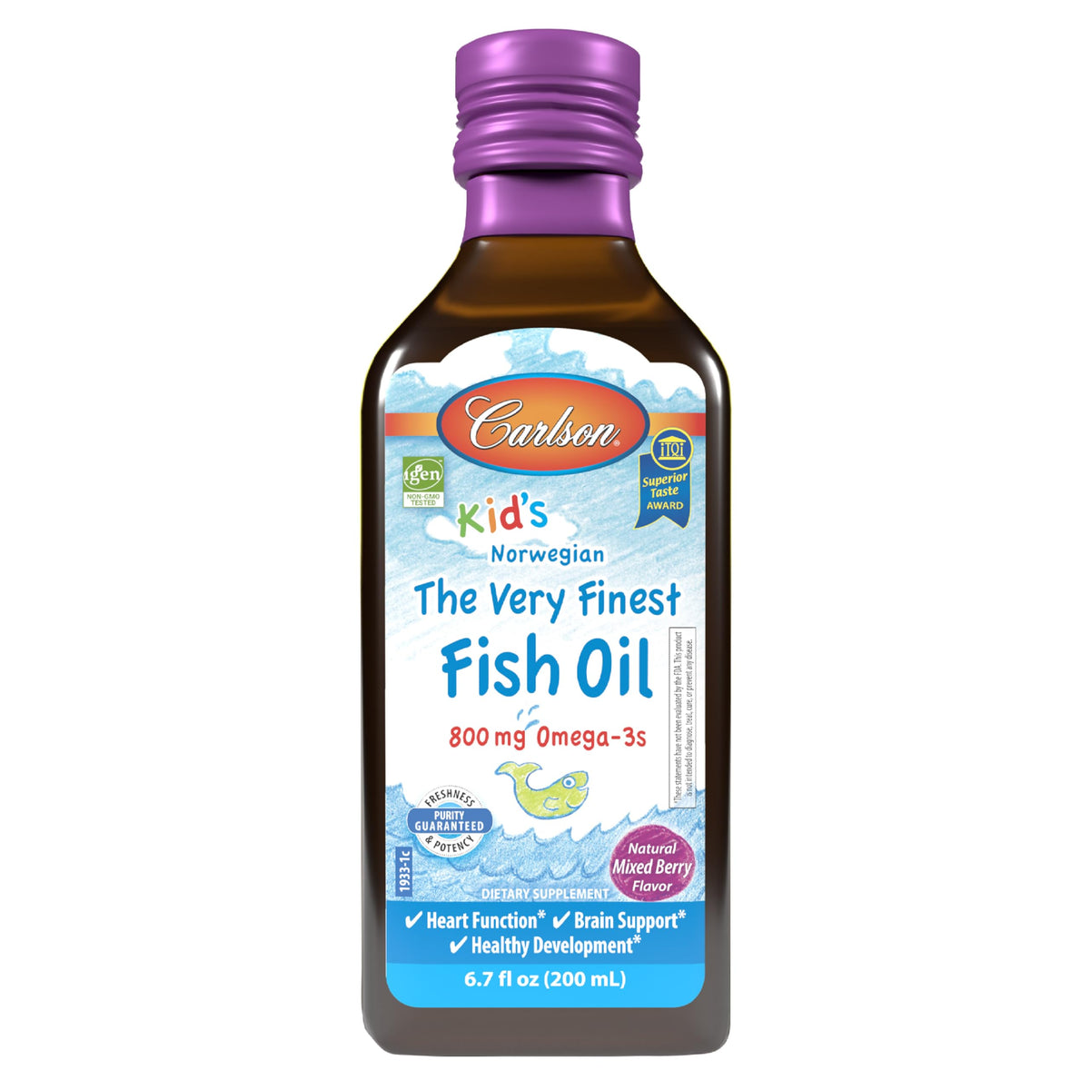 Carlson Kid's The Very Finest Fish Oil 800 mg - 200 mL