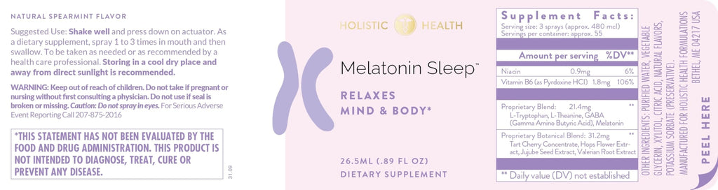 Holistic Health Melatonin Sleep Spray - 26.5 mL - image 4