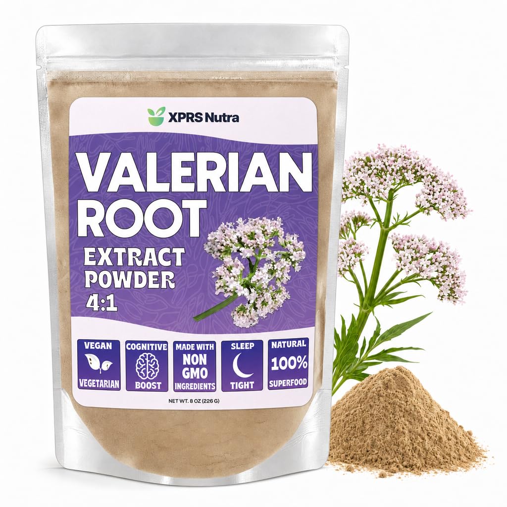 XPRS Nutra Valerian Root Extract Powder 4:1 - 8 Ounce