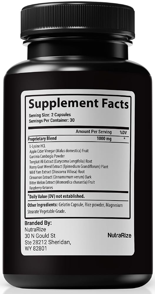 NutraRize Primal Lift for Men Energy Support - 60 Capsules - image 2