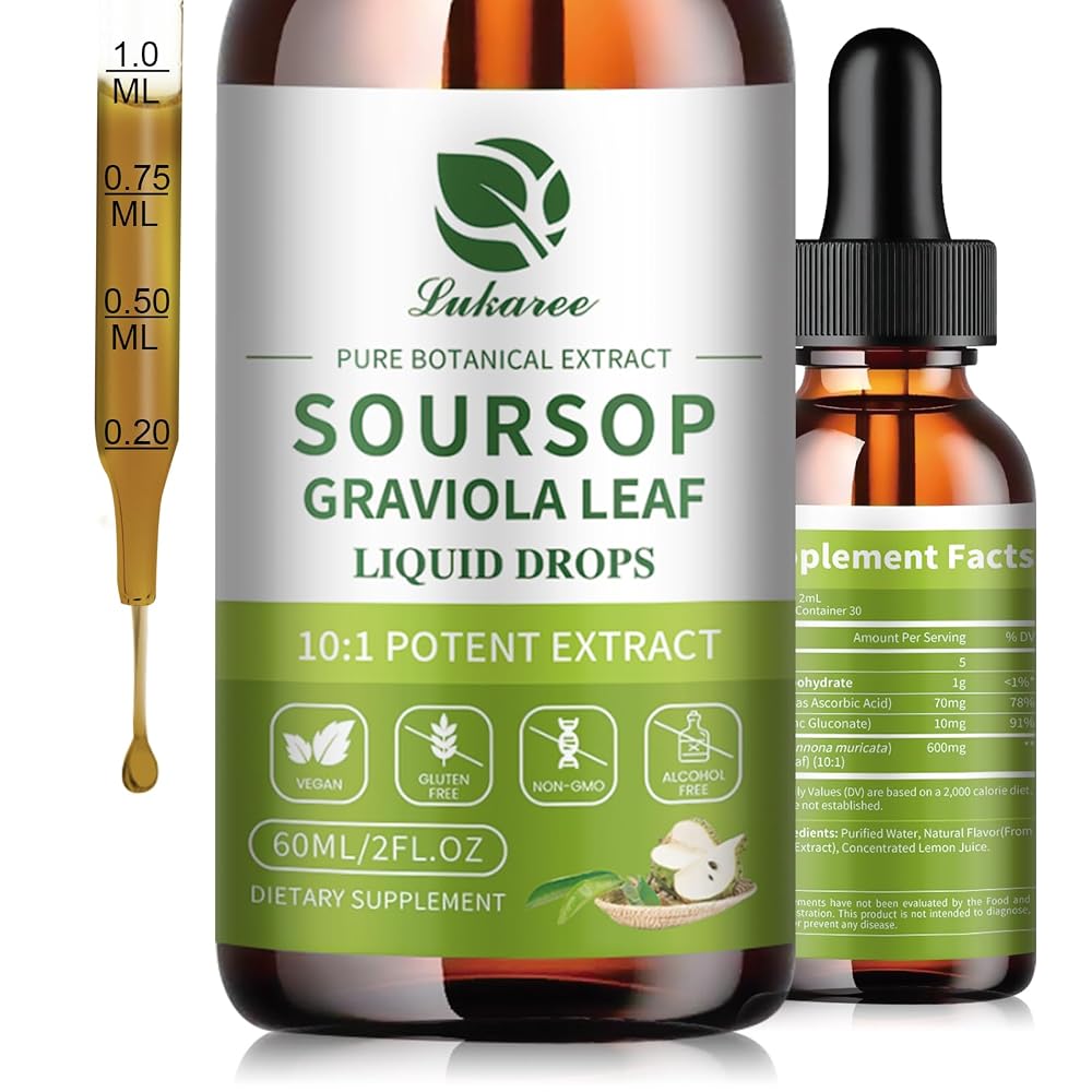 Lukaree Pure Soursop Graviola Leaf Extract for Immunity
