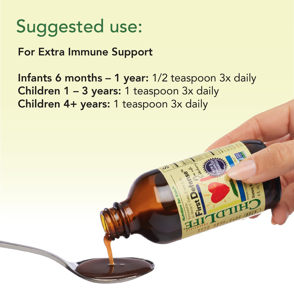 ChildLife Essentials First Defense Immune Support - 4 Fl Oz - image 7