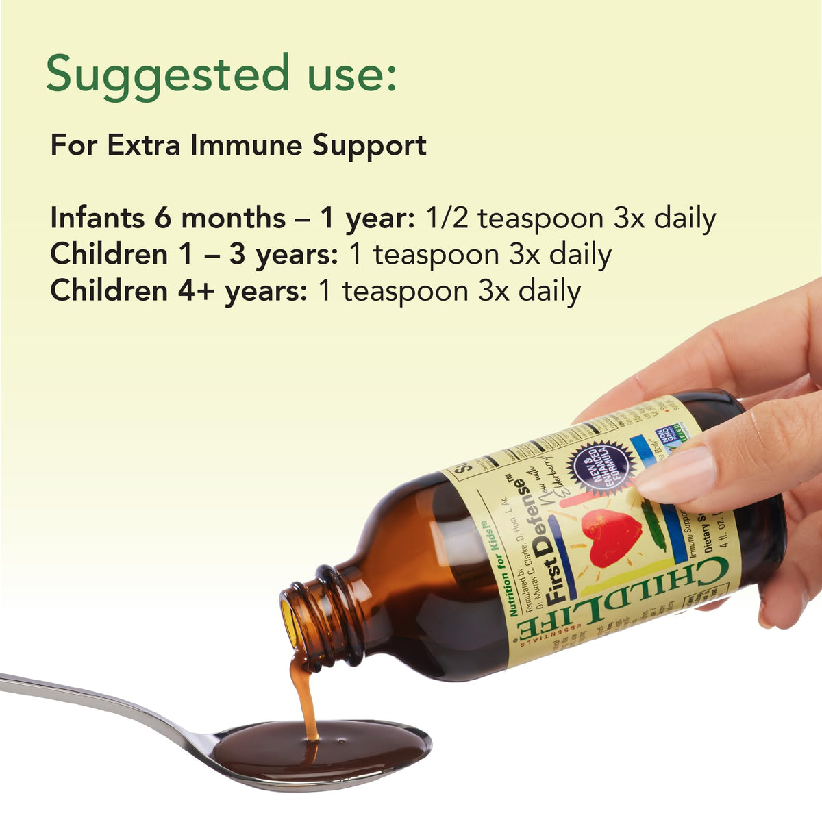 ChildLife Essentials First Defense Immune Support - 4 Fl Oz - image 7