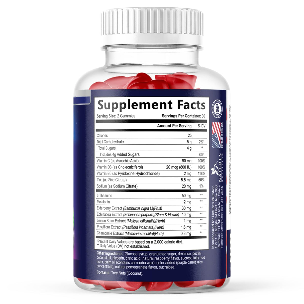 Nature's Nutrition Sleep Gummies 12 mg Melatonin - 60 Gummies - image 9