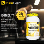 Nutrithority - Isothority Isolated Whey Protein Powder (25 Servings)