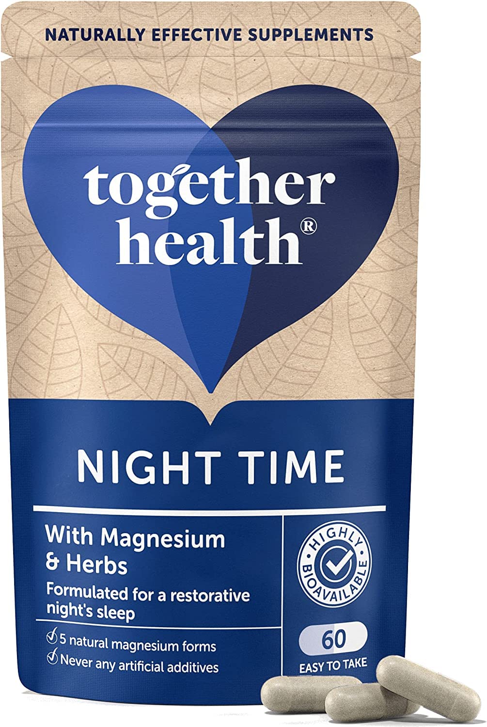 Together Oceanpure Night Time Magnesium Complex - 60 Capsules