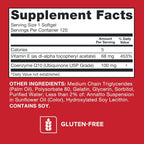 Qunol Ultra CoQ10 100mg Antioxidant - 240 Softgels - image 6