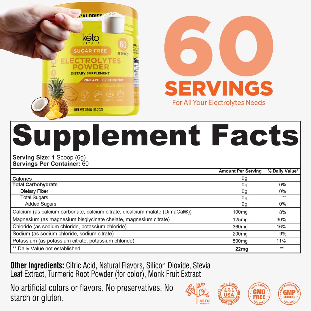 Keto Vitals Electrolyte Powder