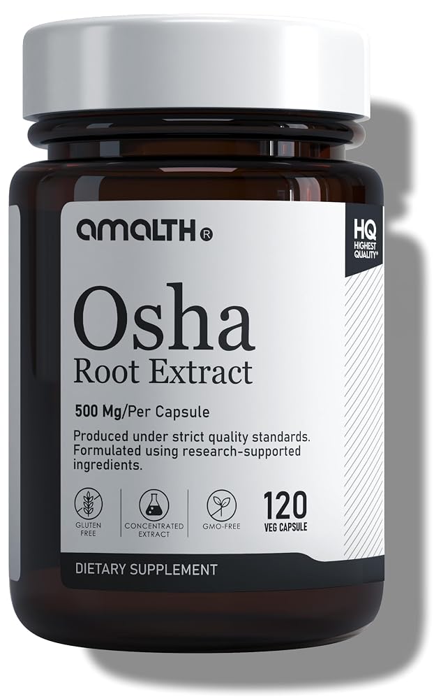 AMALTH OSHA Root Extract 500 mg - 120 Vegetarian Capsules
