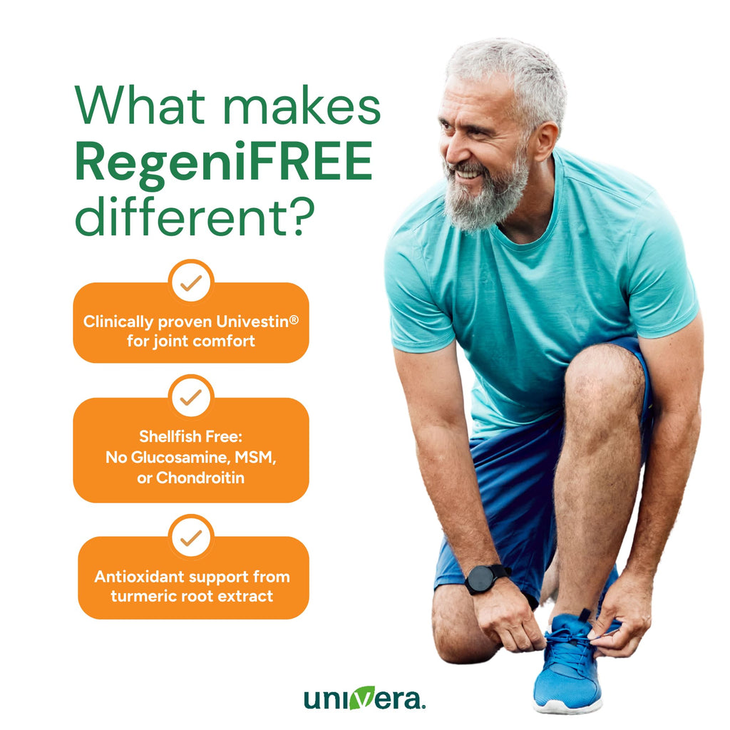 Univera RegeniFREE Turmeric Joint Supplement - 60 Vegetarian Capsules - image 3