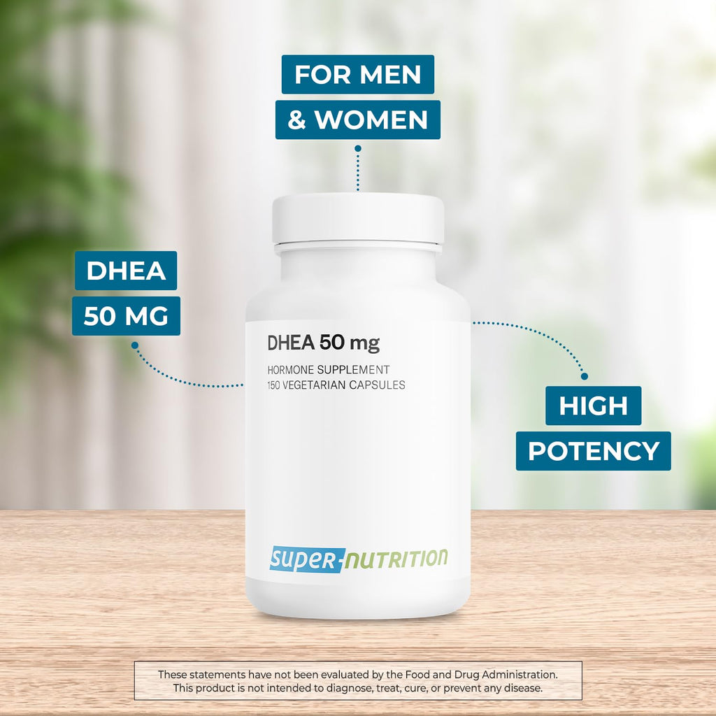 Supersmart DHEA 50mg - 150 Vegetarian Capsules - image 3