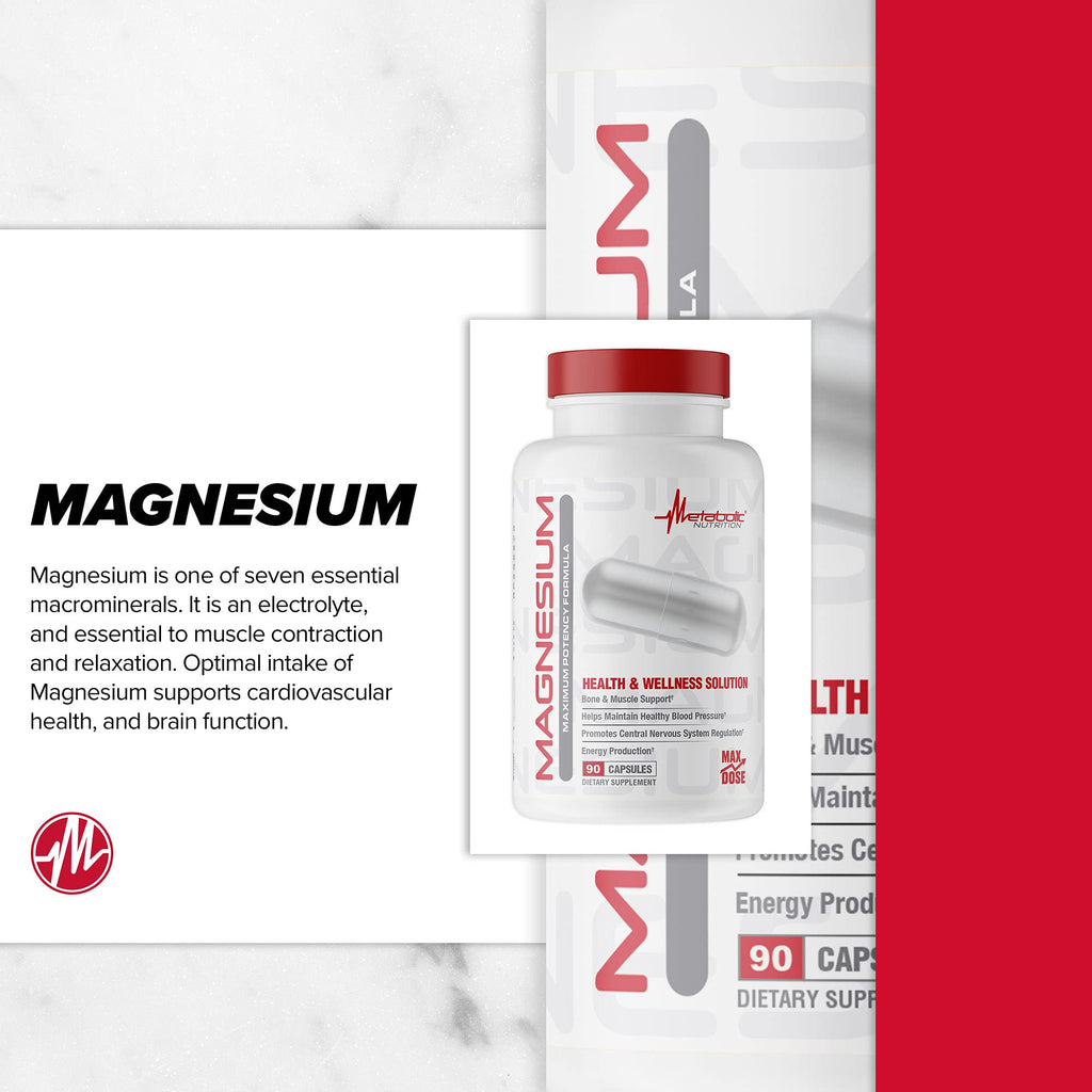Metabolic Nutrition Magnesium 650mg - 90 Capsules - image 4