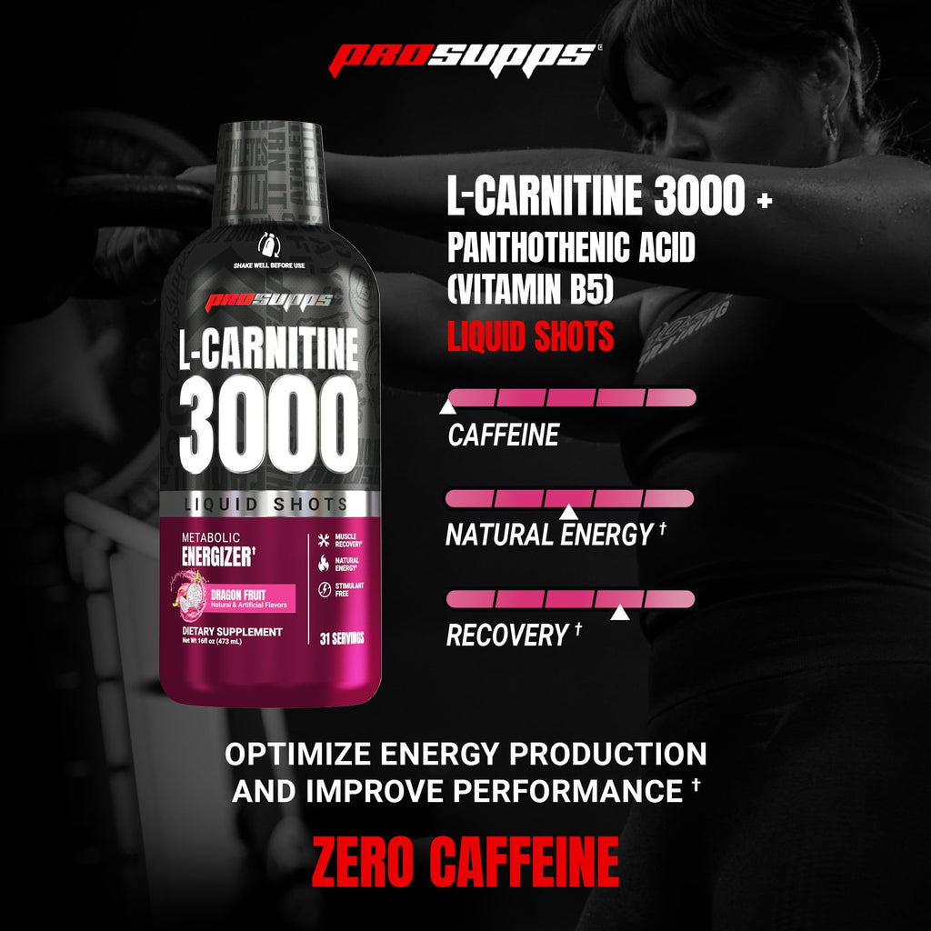 ProSupps L-Carnitine Liquid 3000 Stimulant-Free Energy - 31 Servings - image 2