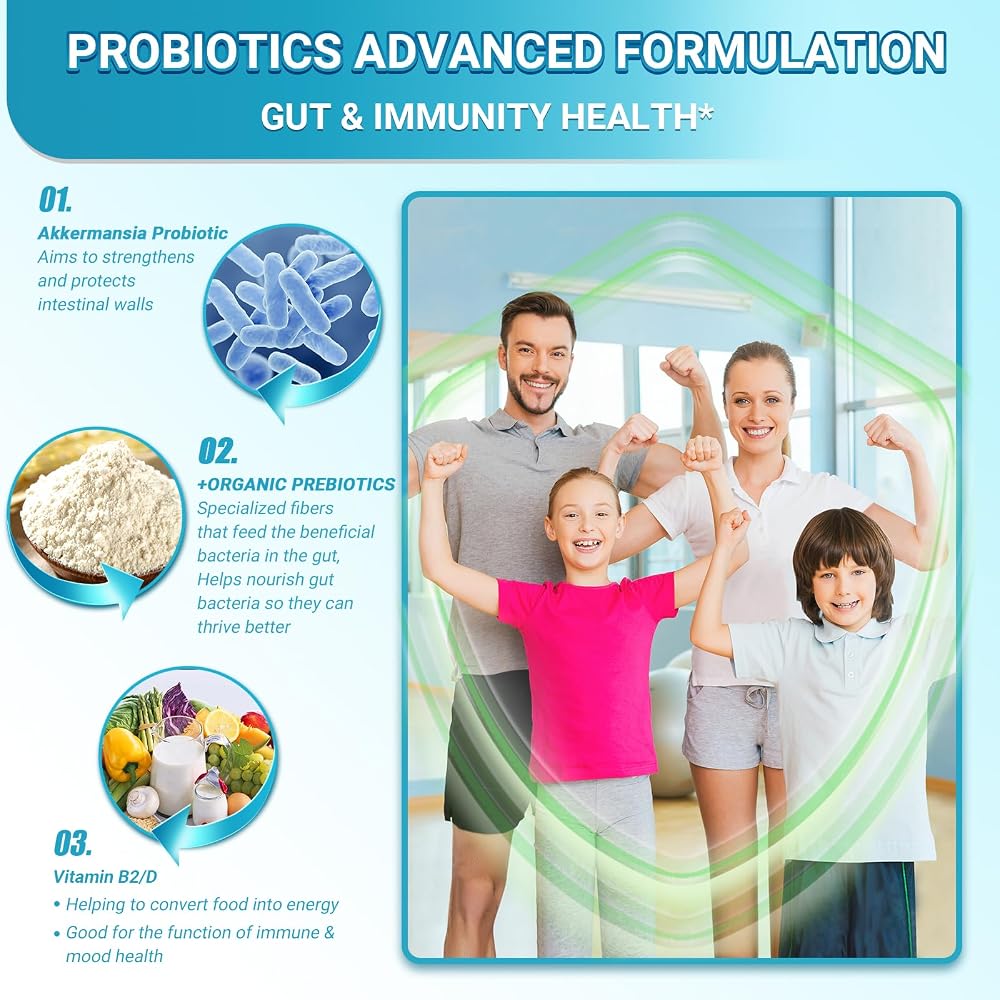 Niuloer Akkermansia Probiotic 10 Billion AFUs - 60 Capsules - image 4