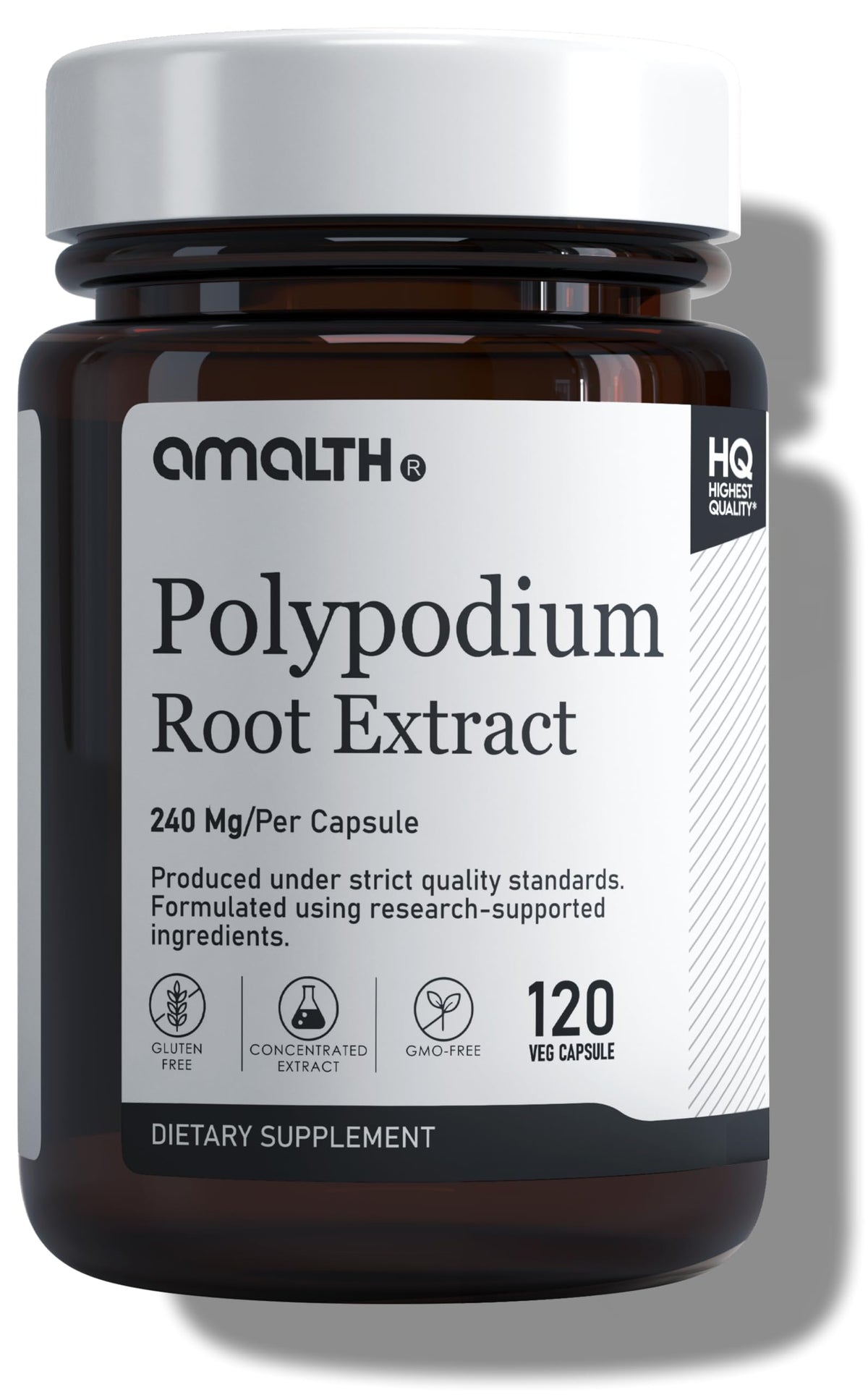 AMALTH Polypodium Leucotomos 240 mg Skin Support - 120 Capsules