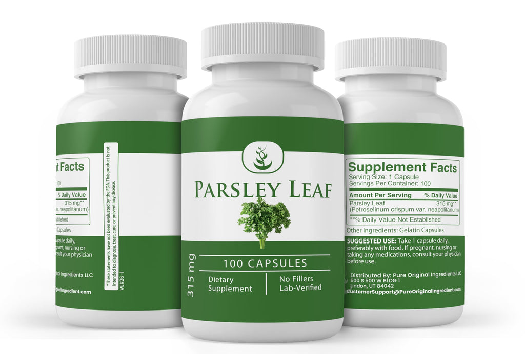 Pure Original Ingredients Parsley - 100 Capsules - image 4
