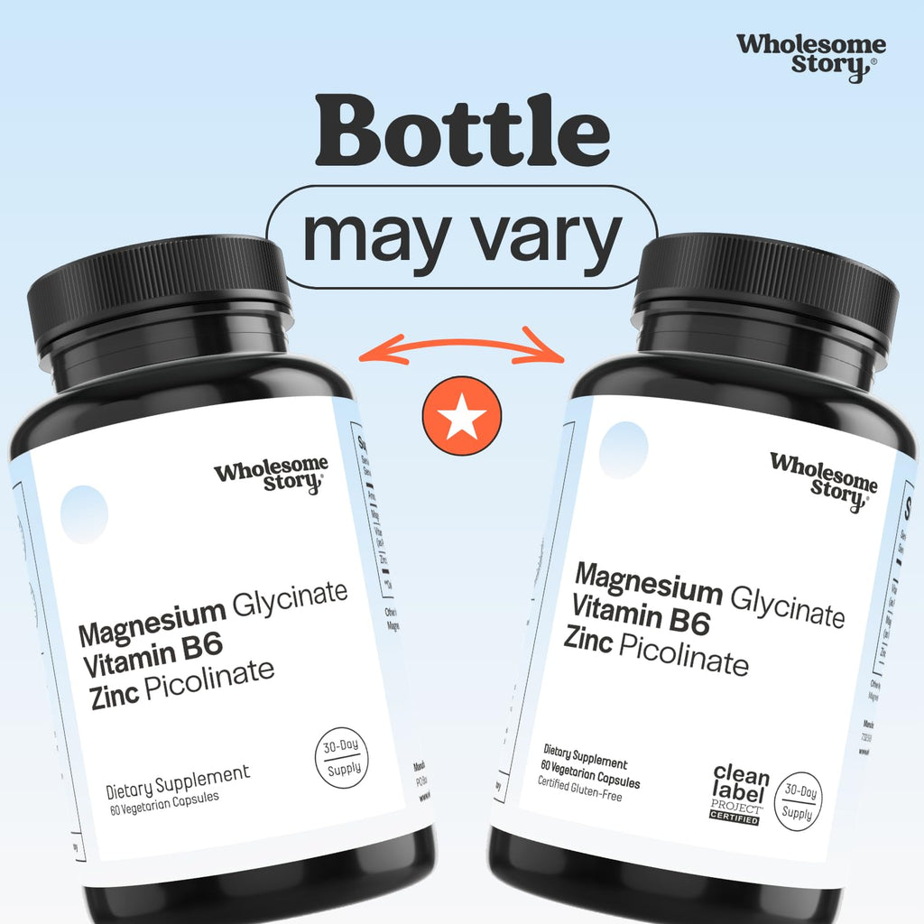 Wholesome Story Zinc Picolinate & Magnesium Glycinate with B6 - 60 Capsules - image 2