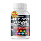 GUDOMET Apple Cider Vinegar 11-in-1 with Cinnamon & Turmeric - 150 Capsules