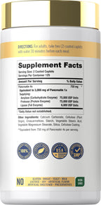 Carlyle Pancreatin Digestive Enzymes - 250 Caplets - image 2