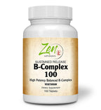 Zen Supplements B-Complex Vitamin - 100 Sustained-Release Tablets