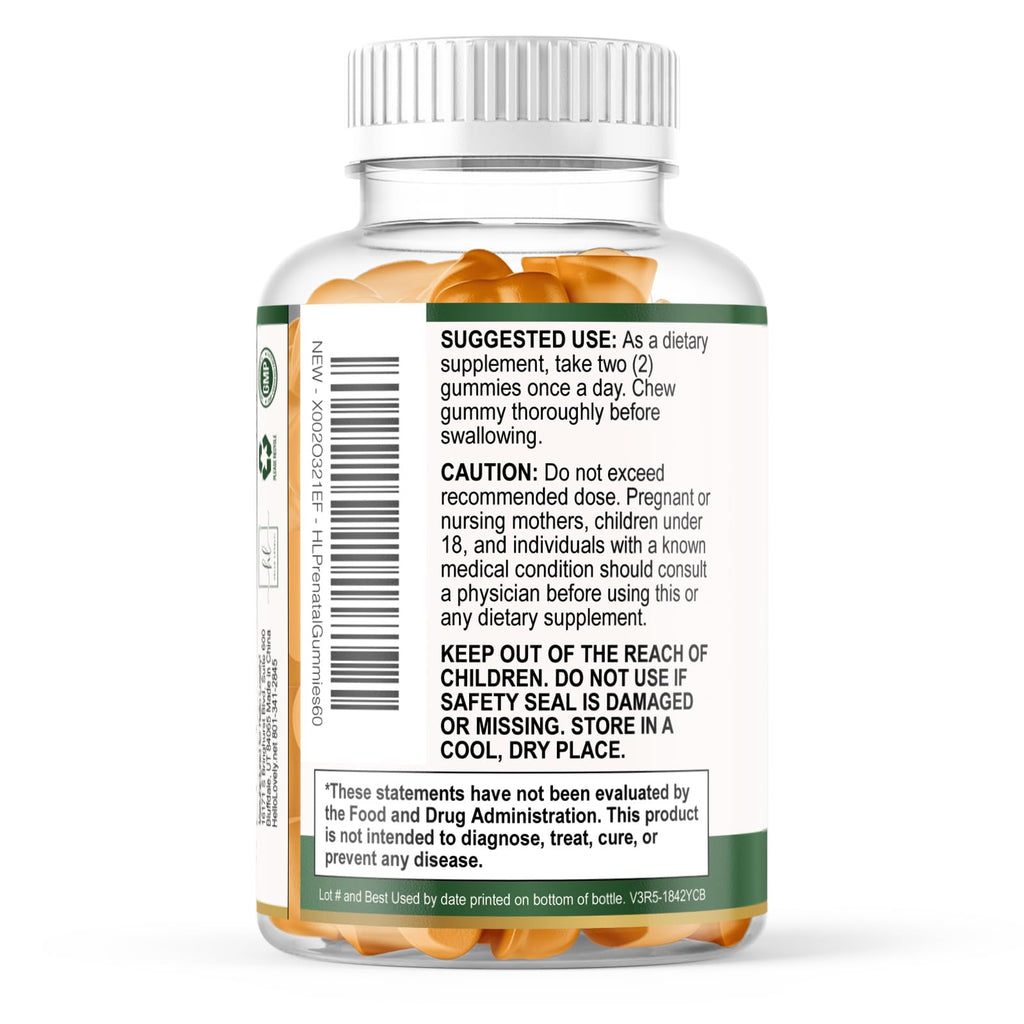 Hello Lovely! Prenatal Vitamins Multivitamin with DHA & Folic Acid - 60 Gummies - image 8